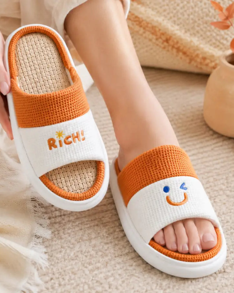 Happy Face Slippers