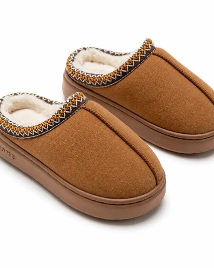 Cozy Suede Winter Slippers