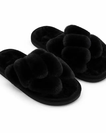 Plush Knot Slippers