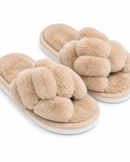 Plush Knot Slippers