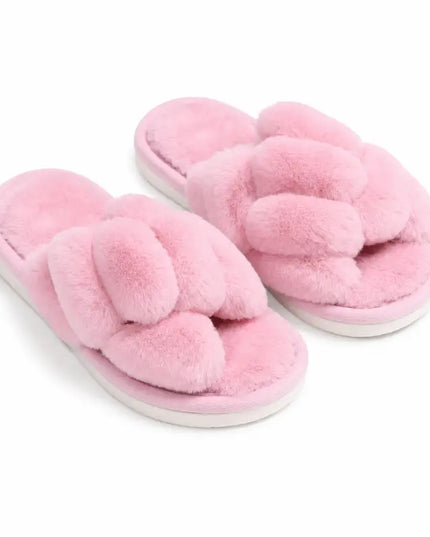 Plush Knot Slippers