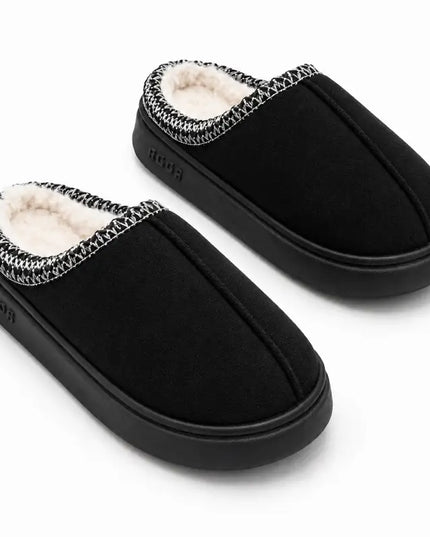 Cozy Suede Winter Slippers