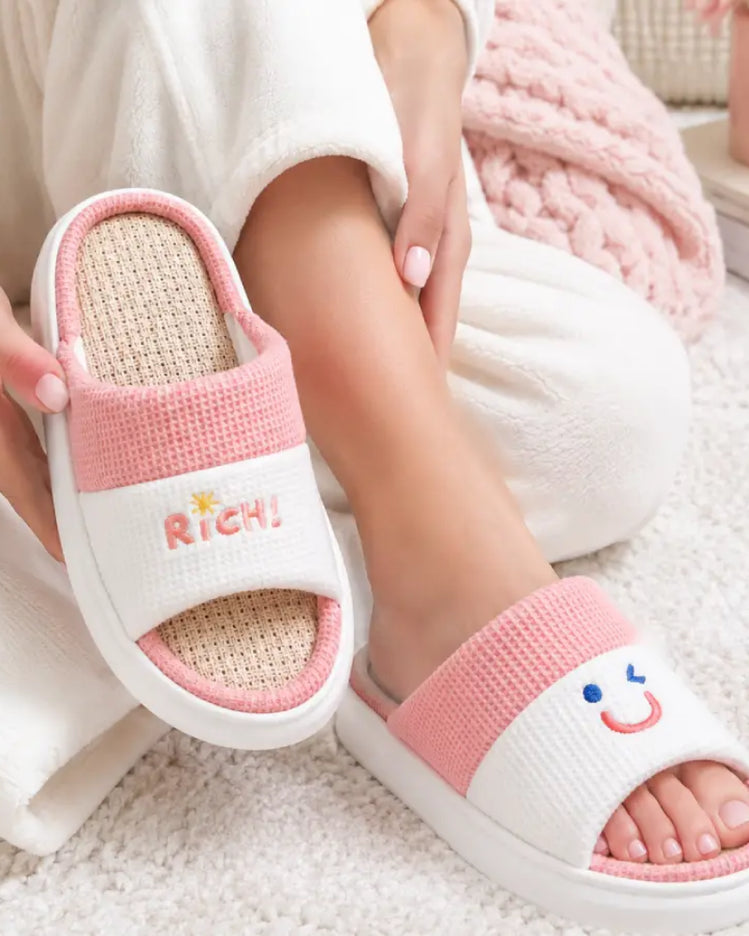 Happy Face Slippers