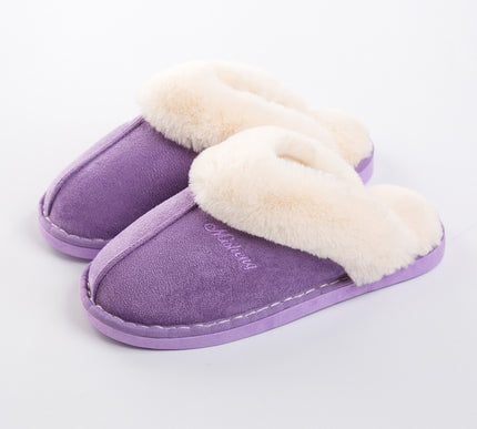 Purple Snowie Slippers