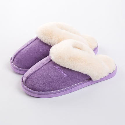 Purple Snowie Slippers
