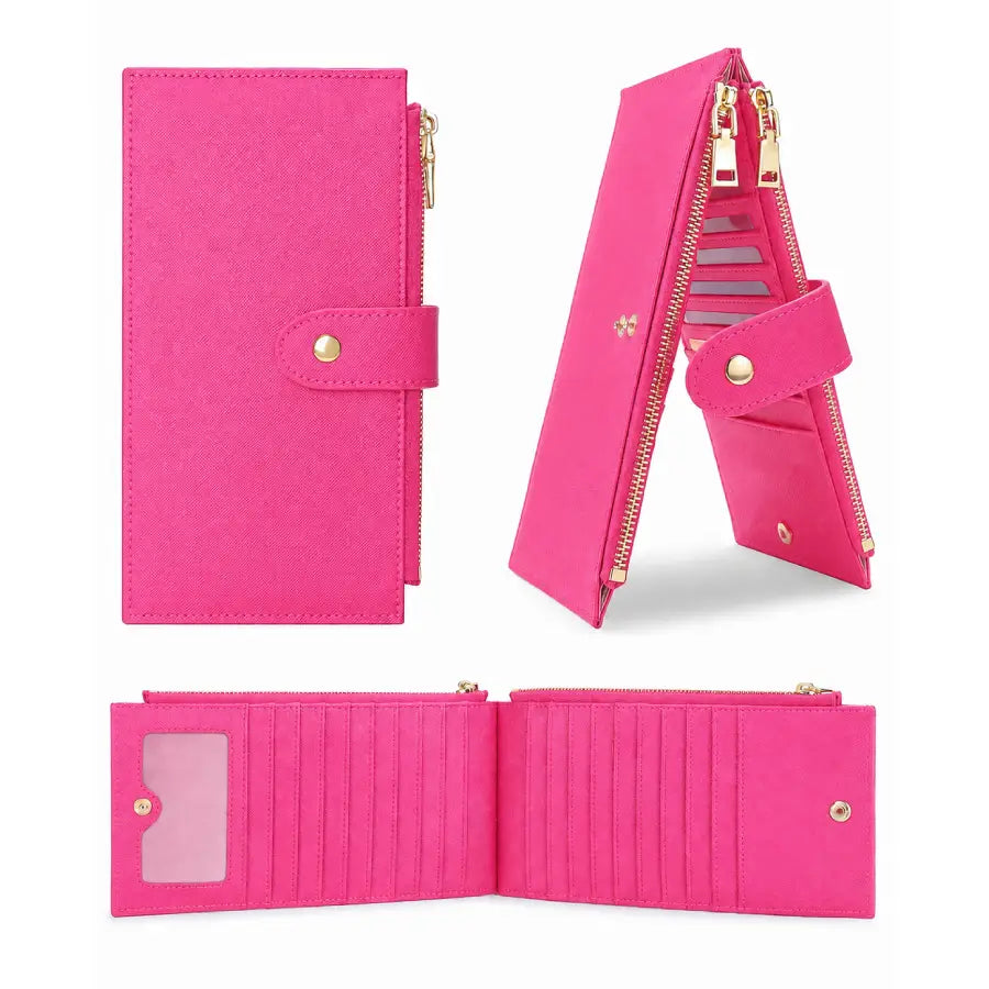 Rose Loop Leather Wallet