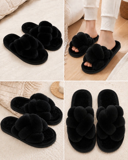 Plush Knot Slippers
