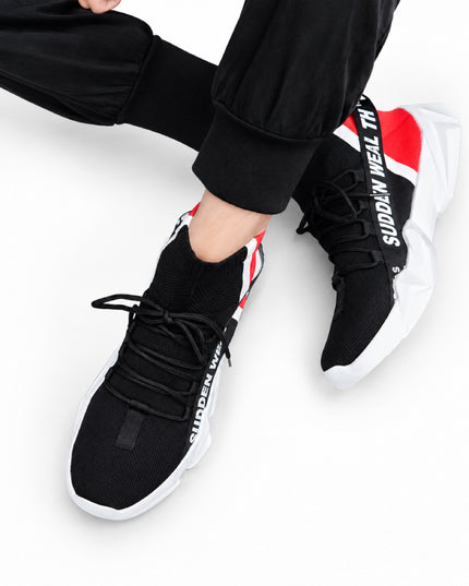 Black Marina High-Top Sneakers