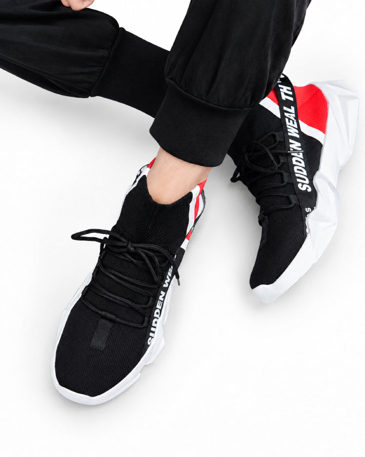 Black Marina High-Top Sneakers