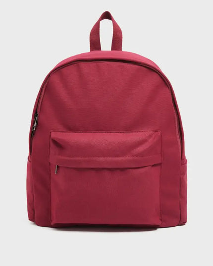 Burgundy minimalist backpack