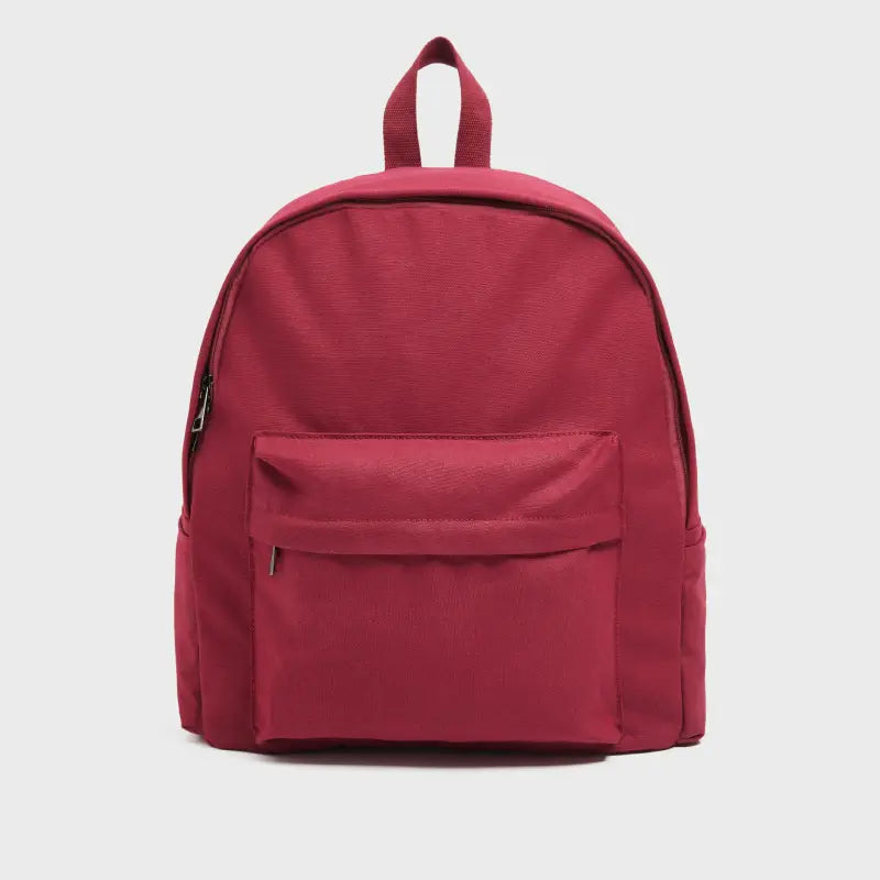 Burgundy minimalist backpack