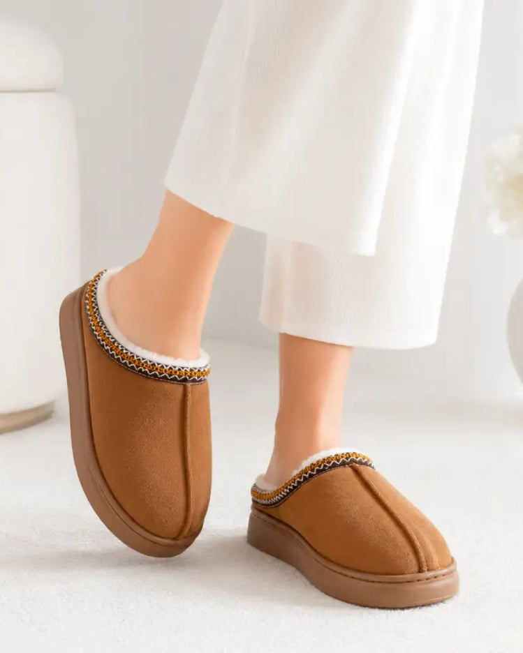 Cozy Suede Winter Slippers