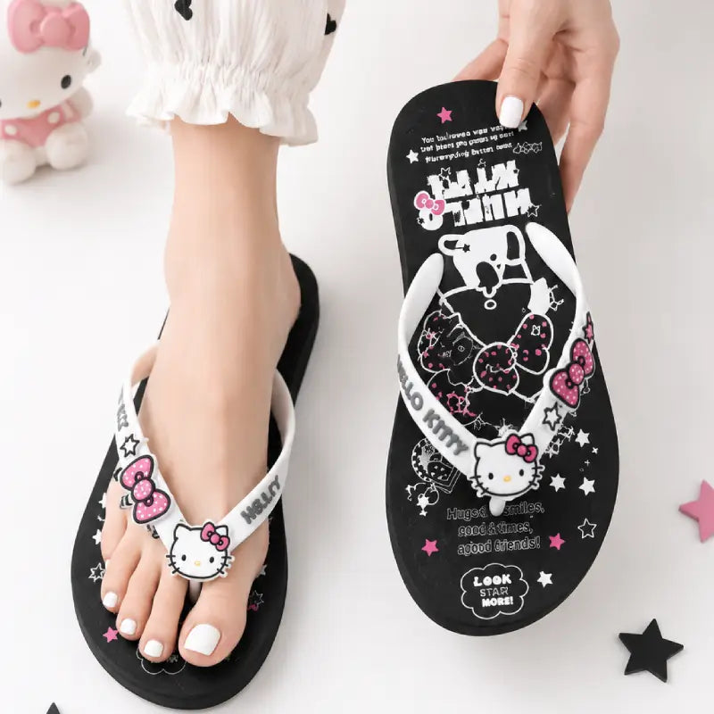 Hello Kitty Ribbon Flip flops