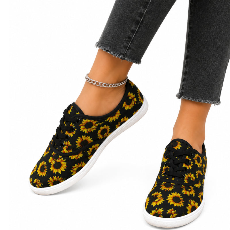Sunflower Glow Sneakers