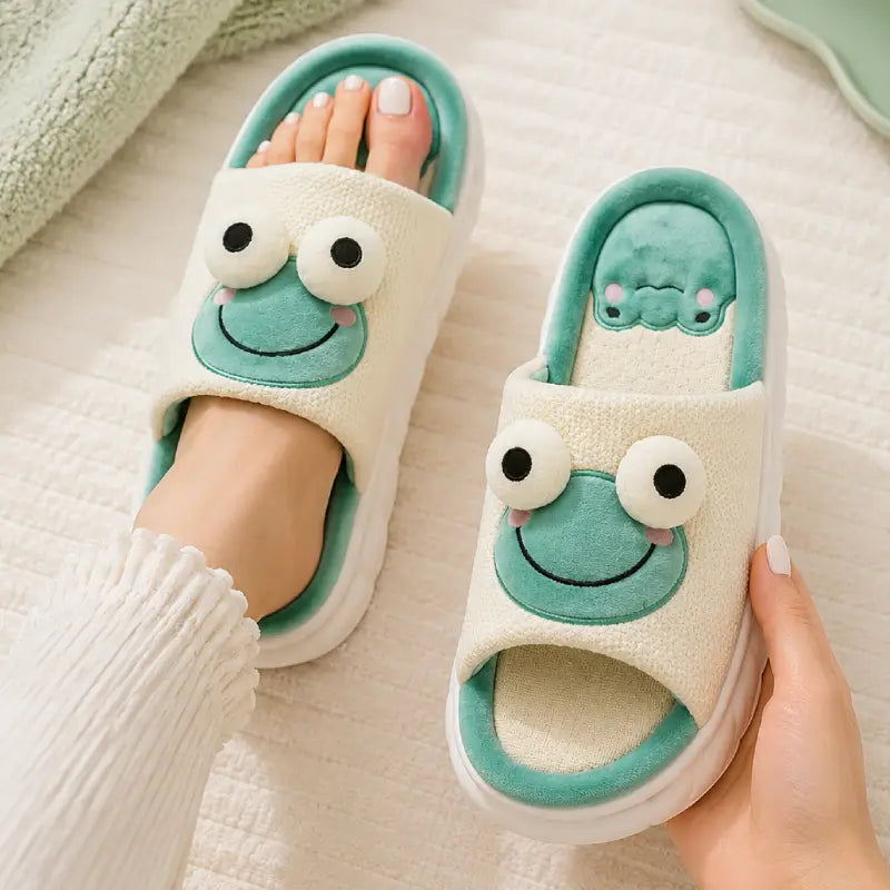 Froggy Smile Slippers