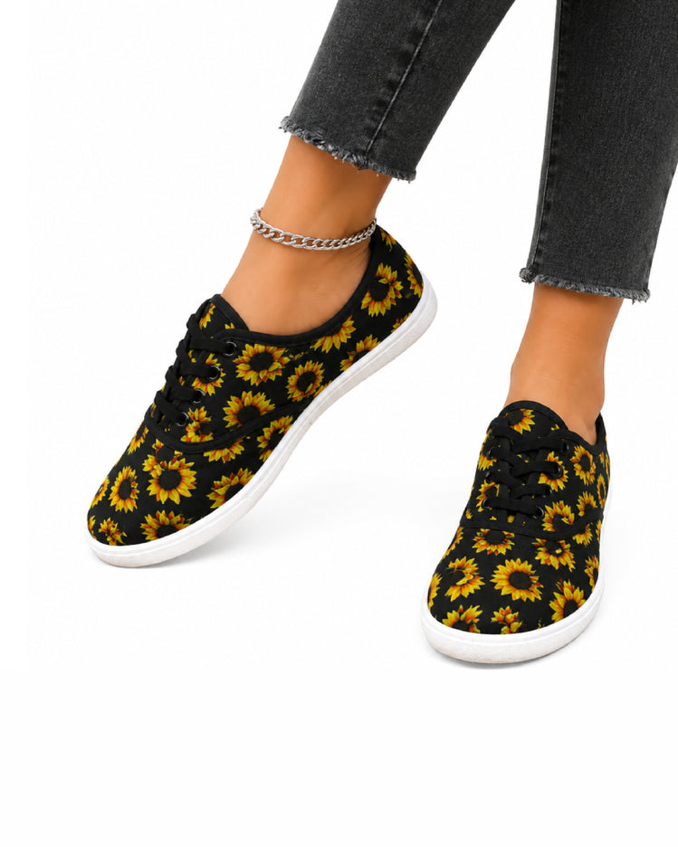 Sunflower Glow Sneakers