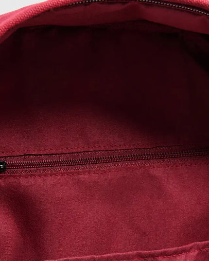 Burgundy minimalist backpack
