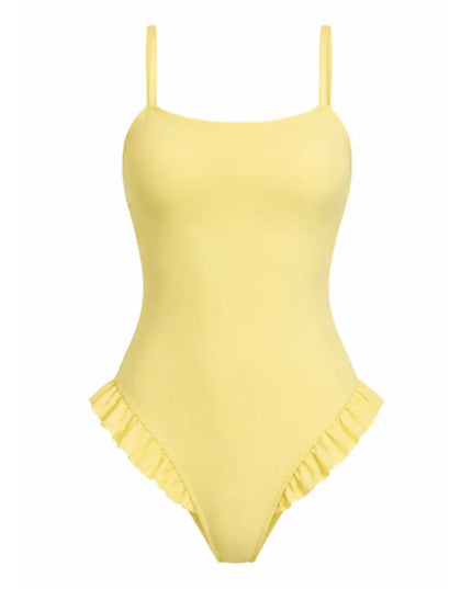 Private Beach Tummy Control One-Piece Swimsuit