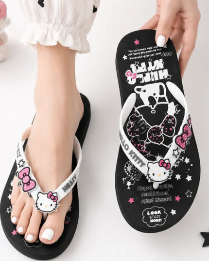 Hello Kitty Ribbon Flip Flops