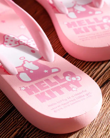 Hello Kitty Ribbon Flip Flops