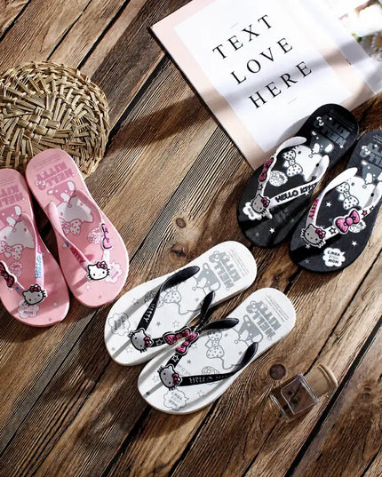 Hello Kitty Ribbon Flip flops