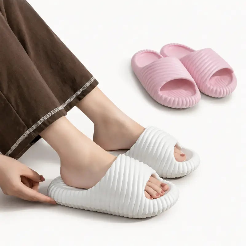 Fluffy basic flip-flops