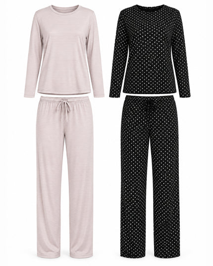 Noir & Blush 2-Pack Pyjama Sets