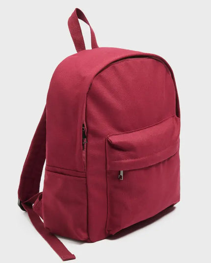 Burgundy minimalist backpack