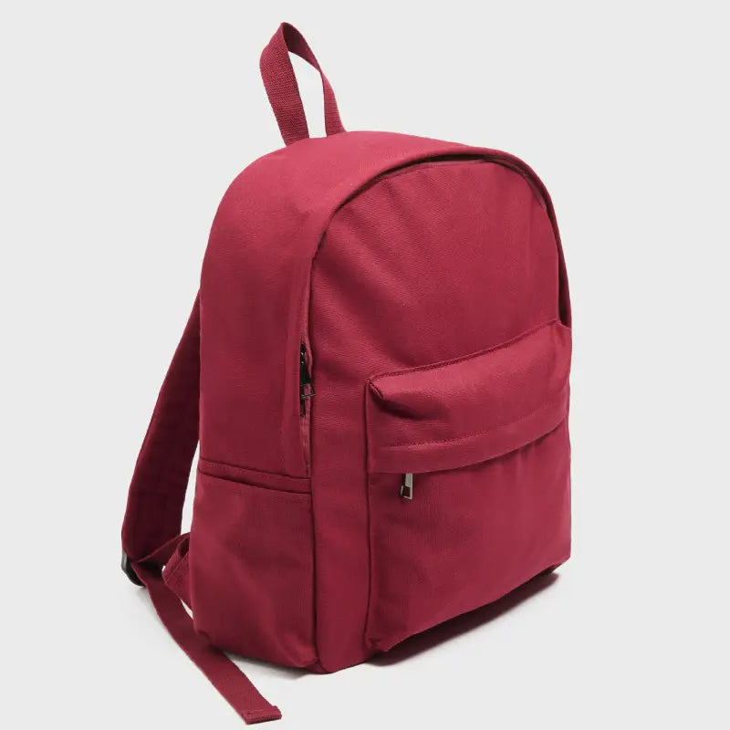 Burgundy minimalist backpack