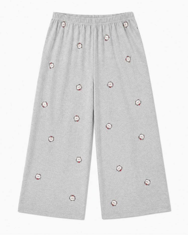 Bow Bear French-Style Capri Pyjama Set