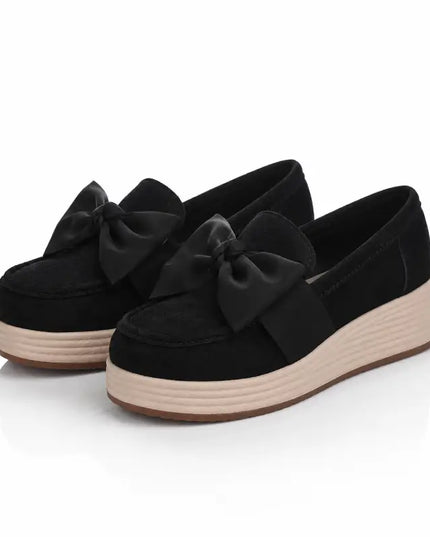 Cocoa Ribbon Loafers