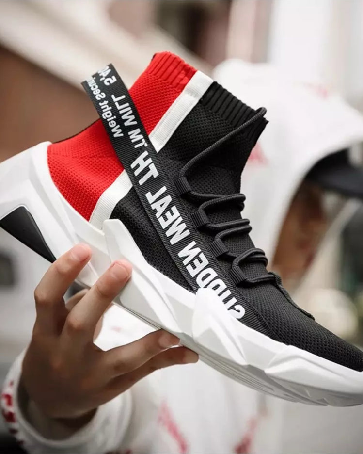 Black Marina High-Top Sneakers