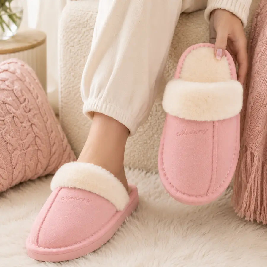 Soft Faux Fur Slippers