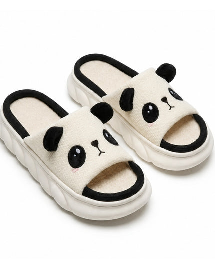 Panda Face Slippers