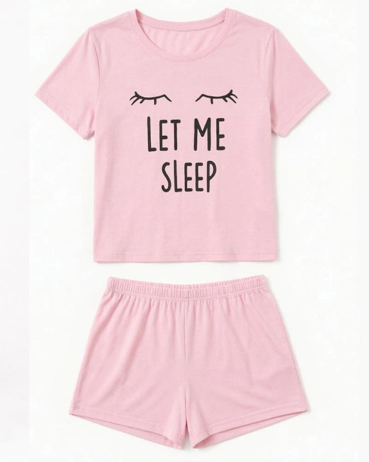 Let Me Sleep Short Pyjama Set