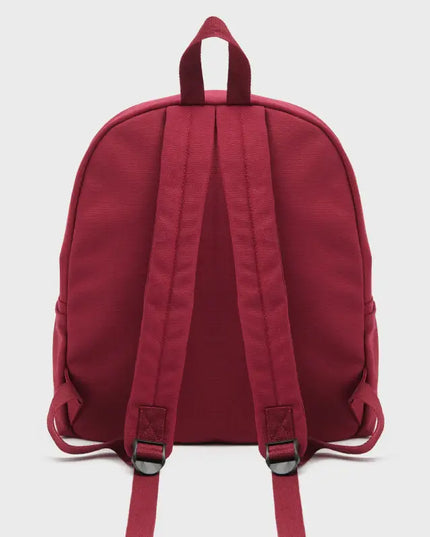 Burgundy minimalist backpack
