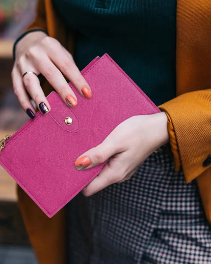 Rose Loop Leather Wallet