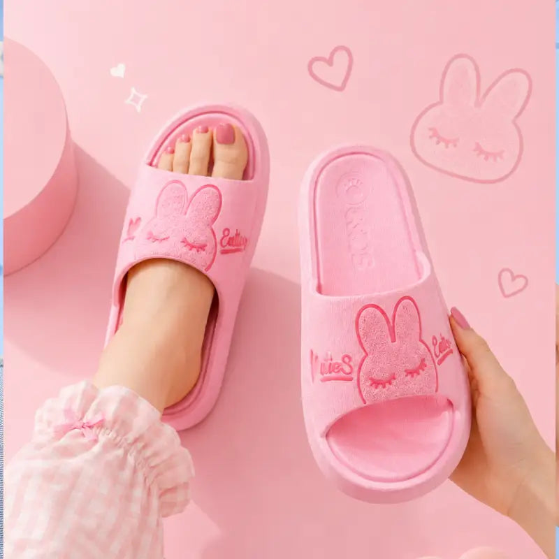 Rabbit flip flops