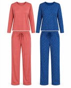 Lavender & Grey 2-Pack Pyjama Sets / S