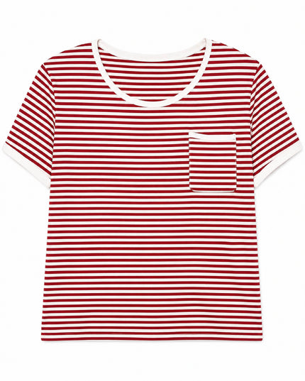 Cherry Stripe Short Pyjama Set