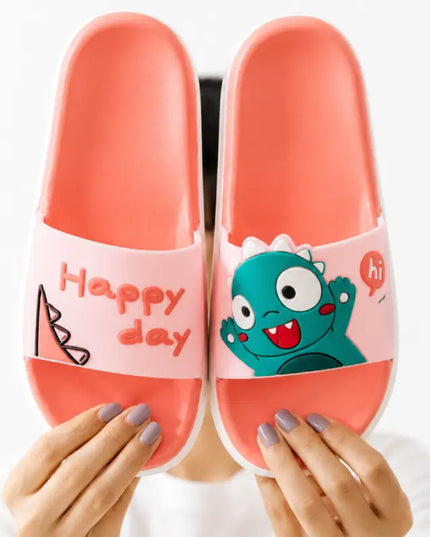 Peachy Dino Flip flops