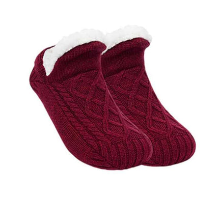 Cozy Floor Socks - red