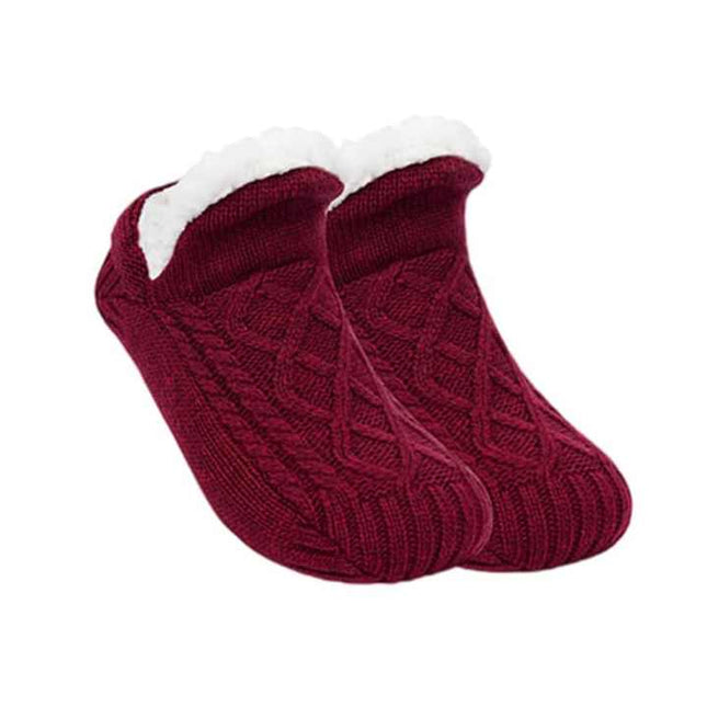Cozy Socks Dark Red