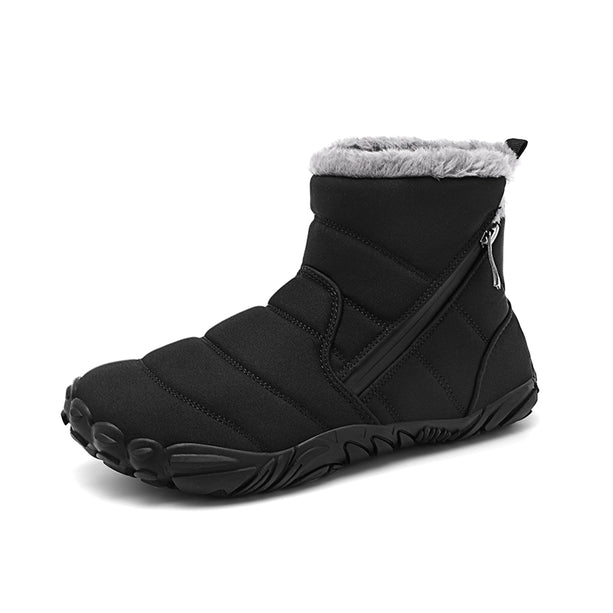 Fur Winter Boots Black