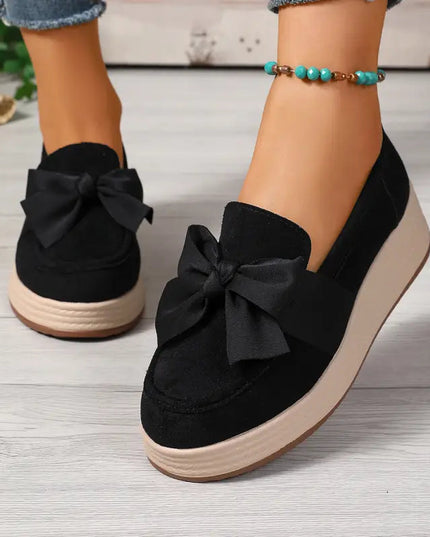 Cocoa Ribbon Loafers