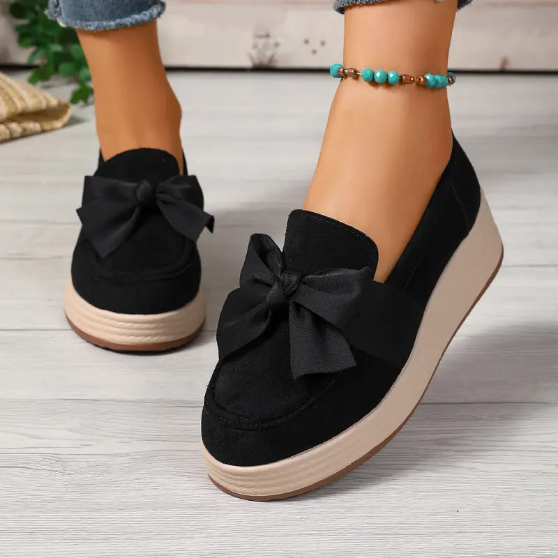 Cocoa Ribbon Loafers