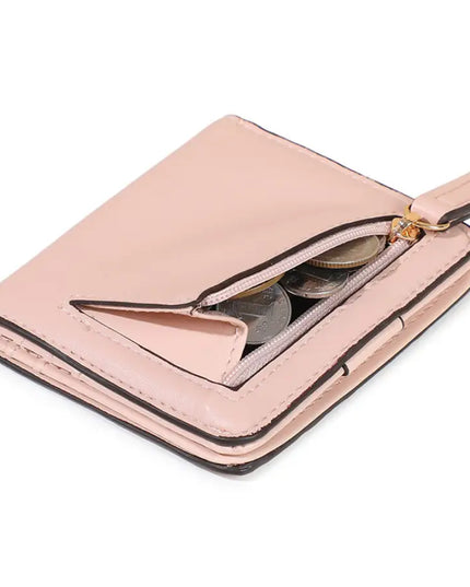 Blush Pink Elora Leather Wallet