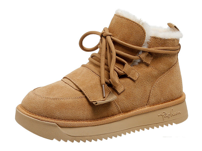 Fur Winter Boots brown