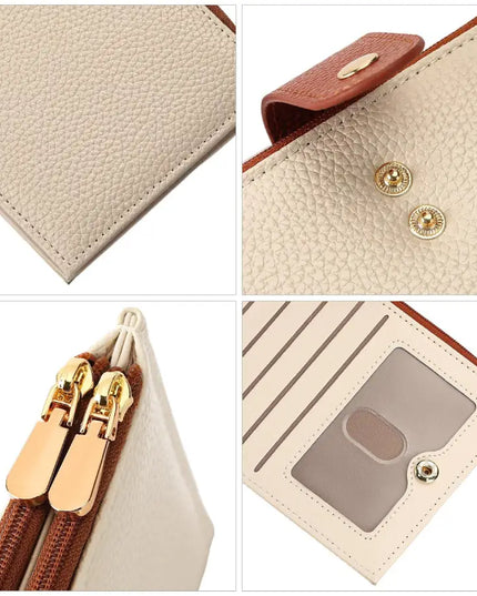 White Loop Leather Wallet