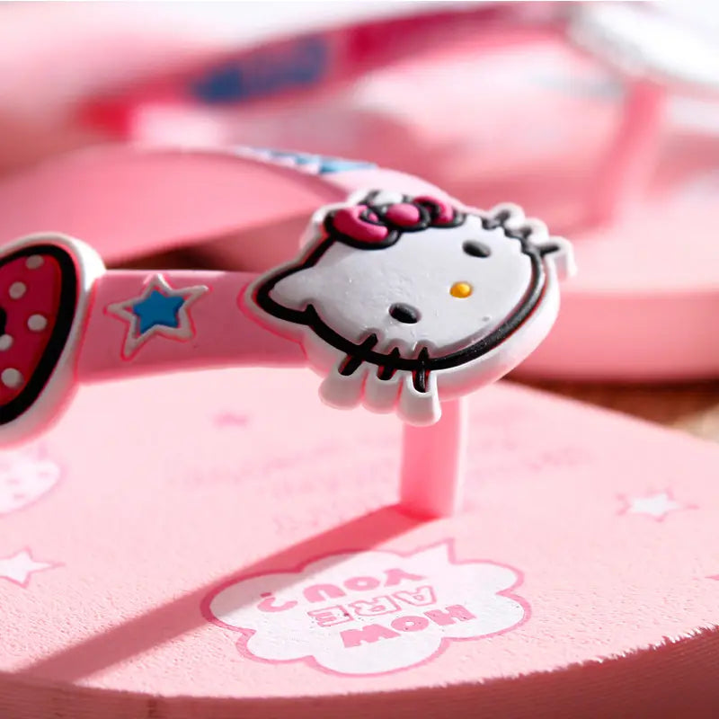 Hello Kitty Ribbon Flip flops